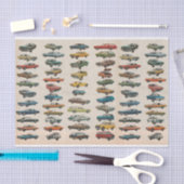 1972年自動車 薄葉紙 (クラフト)