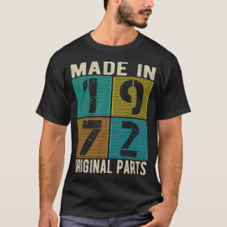 1972年製ヴィンテージレトロオリジナル生まれ部品197 Tシャツ