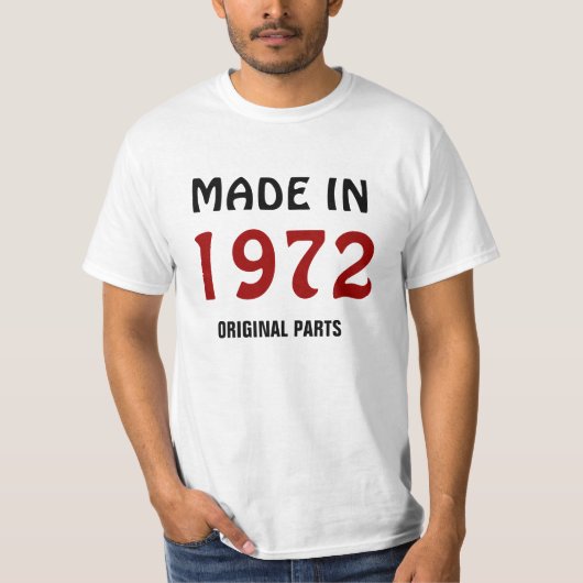 1972年製造、純正部品 Tシャツ (正面)