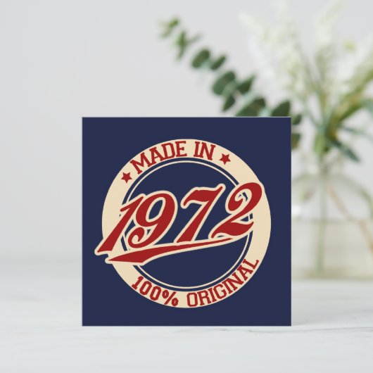 1972年製 カード (スタンド正面)