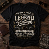 1972年製 完璧なレトロ風 54歳の誕生日 Tシャツ