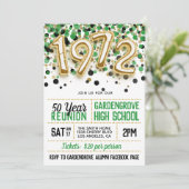 1972年高等学校大学懇親会招待状 招待状 (スタンド正面)