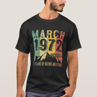 1972年3月限定版50年A Tシャツ