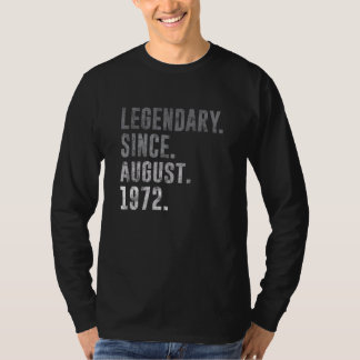 1972年50威厳がある番目の誕生日ヴィンテージ以来の伝説的 Tシャツ