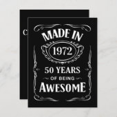 1972年50年の2022年素晴らし作 (正面/裏面)