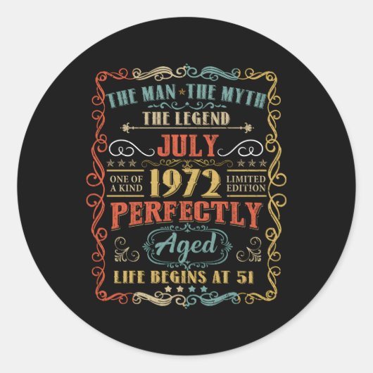 1972年7月51日51 ラウンドシール (正面)