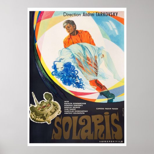 1972年 ソラリス 映画 ヴィンテージ ポスター (正面)
