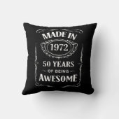 1972年、2022年で50年素晴らし間作成 クッション (裏面)