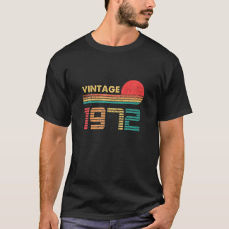 1972年、49歳の誕生日クラシックヴィンテージ生まれ。 Tシャツ