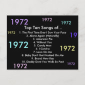 1972曲 ポストカード (正面)