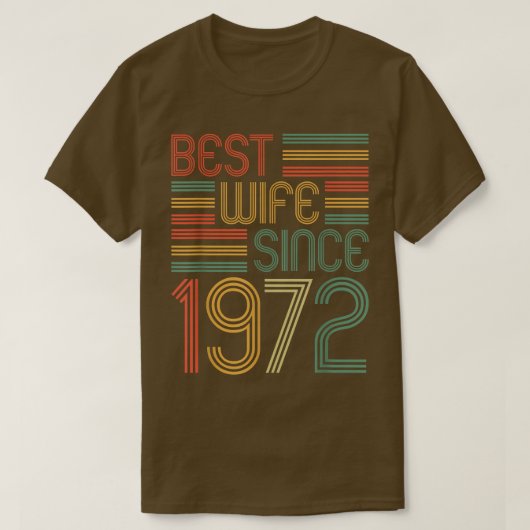 1972最高の年50周年記念妻 Tシャツ (デザイン正面)