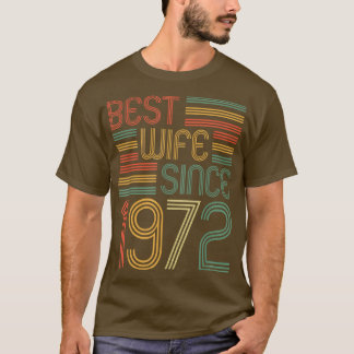 1972最高の年50周年記念妻 Tシャツ