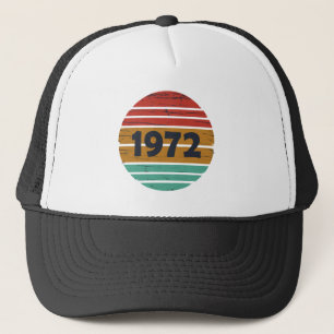 1972生まれ年のヴィンテージ誕生日ギフト キャップ