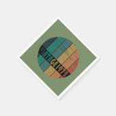 1972生まれ年のヴィンテージ誕生日 スタンダードカクテルナプキン (角)