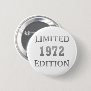 1972生まれ年限定の誕生日 缶バッジ