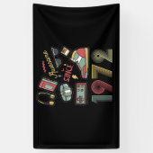 1972素晴らし年からヴィンテージレトロ50誕生日 横断幕 (縦)