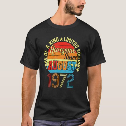 1972素晴らし年9月以来50歳50番目のBir Tシャツ (正面)
