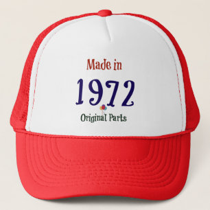 1972誕生日ユーモア キャップ
