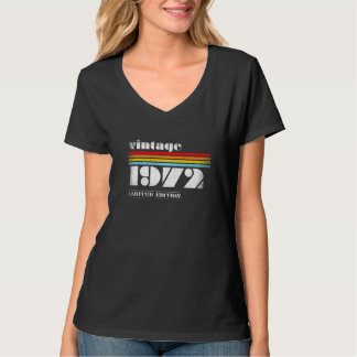 1972 生まれ 50番目の誕生日ヴィンテージクラシック Tシャツ