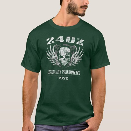 1972 240Z伝説の性能 Tシャツ (正面)
