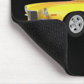 1972 Camaro Z28：マッスルカー：黄仕上げ： マウスパッド (コーナー)