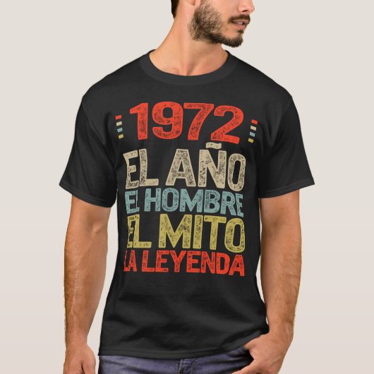 1972 El Ano El Hombre El Mito La Leyenda, Camisa Tシャツ (正面)