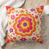 1972 retro flowerburst クッション (ブランケット)