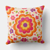 1972 retro flowerburst クッション (裏面)