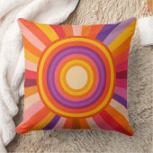 1972 retro sunburst クッション (ブランケット)