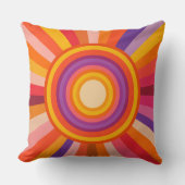 1972 retro sunburst クッション (正面)