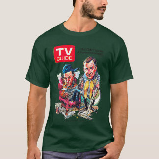 1972 TV番組ガイド奇数カップルのカバー Tシャツ