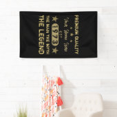 1973おもしろい年誕生日人伝説 横断幕 (インサイチュ)