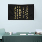 1973おもしろい年誕生日人伝説 横断幕 (トレードショー)