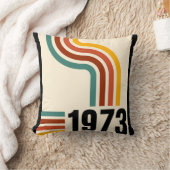 1973レトロストライプヴィンテージ クッション (ブランケット)