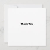 1973レトロヴィンテージポスター誕生日または懇親会 サンキューカード (裏面)