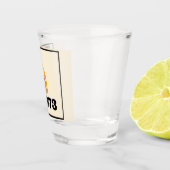 1973レトロヴィンテージポスター誕生日または懇親会 ショットグラス (右)