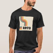 1973レトロヴィンテージポスター誕生日または懇親会 Tシャツ (正面)