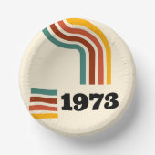 1973レトロヴィンテージポスター50誕生日 ペーパーボウル (正面)