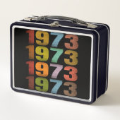 1973ヴィンテージレトロギフト メタルランチボックス (正面)