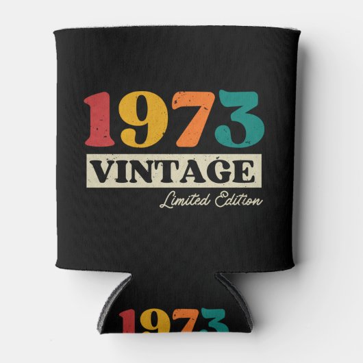 1973ヴィンテージ限定版51誕生日 缶クーラー (正面)