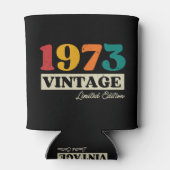 1973ヴィンテージ限定版51誕生日 缶クーラー (裏面)