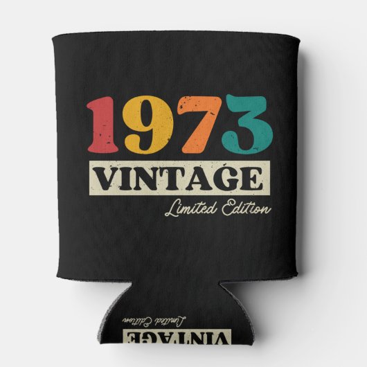 1973ヴィンテージ限定版51誕生日 缶クーラー (裏面)