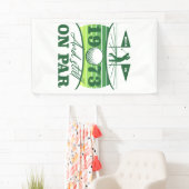 1973年おもしろいゴルファー50誕生日 横断幕 (インサイチュ)