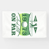 1973年おもしろいゴルファー50誕生日 横断幕 (横)