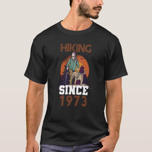 1973年からハイキング Tシャツ (正面)