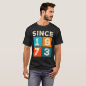 1973年から50素晴らし誕生日 Tシャツ (正面フル)