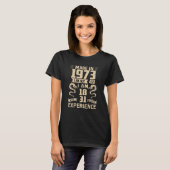 1973年に作られた私は49私は31年と18ではない Tシャツ (正面フル)
