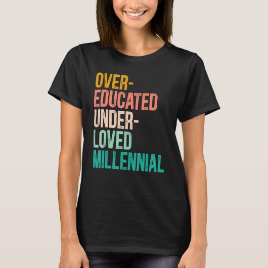 1973年に愛する千年紀の下で教育を受け保護た Tシャツ (正面)