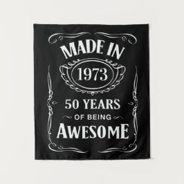 1973年に製作された素晴らしい50年 2023年誕生日おめでとう タペストリー