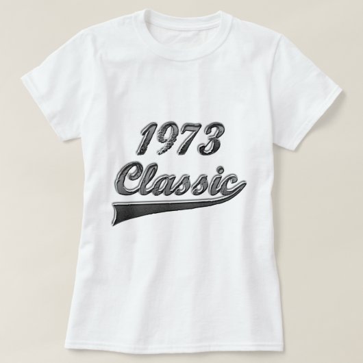 1973年のクラシック Tシャツ (デザイン正面)